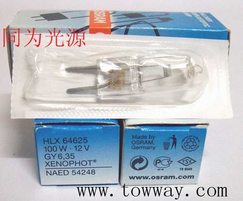 供应OSRAM 12V100W 64625 GY6.35